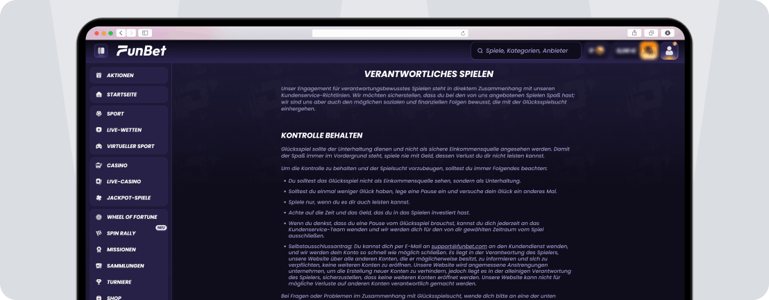 Funbet Seriosität ohne Lizenz fraglich