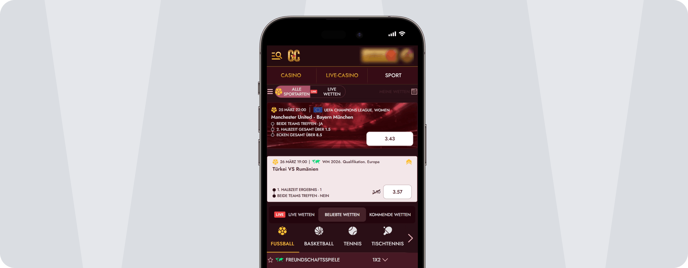 GrandClub Mobile App - Desktop