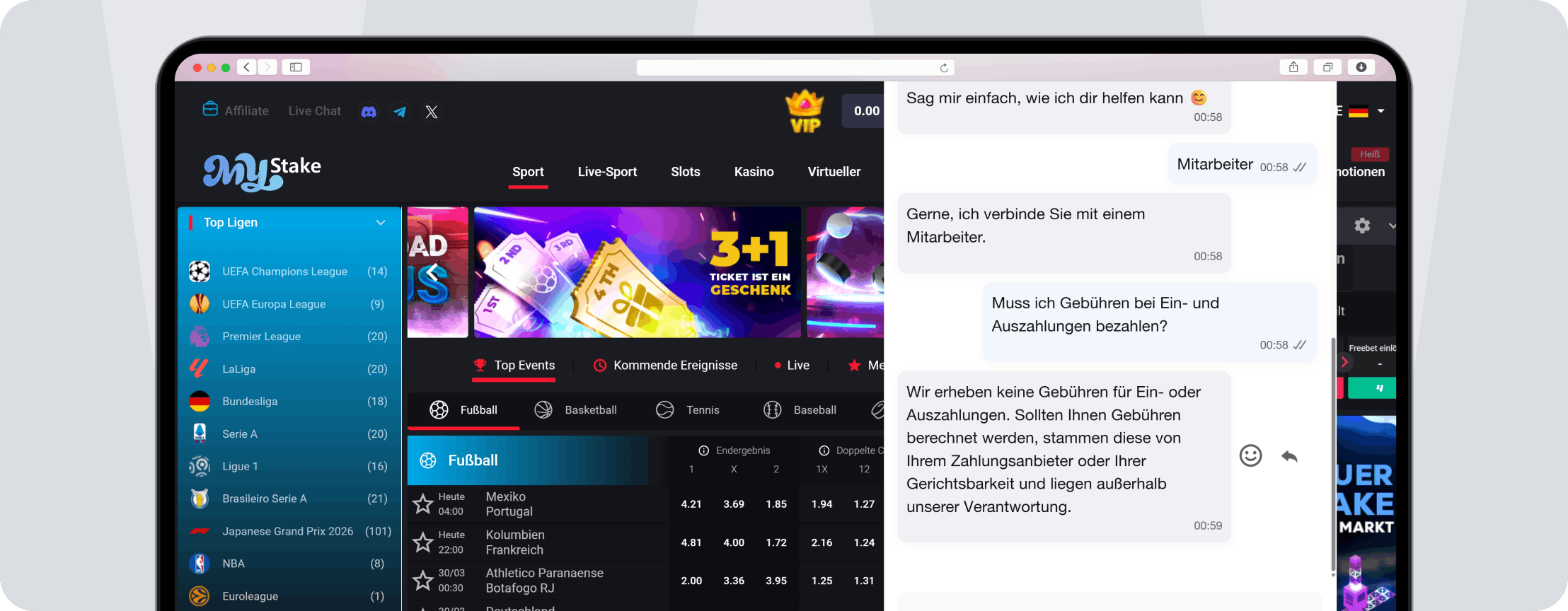 MyStake Service - Desktop
