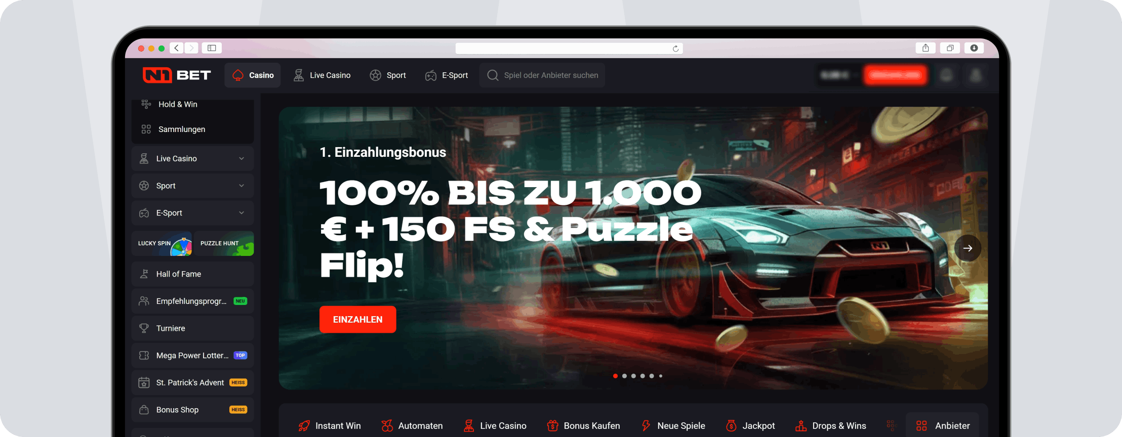N1Bet Weitere Angebote - Desktop