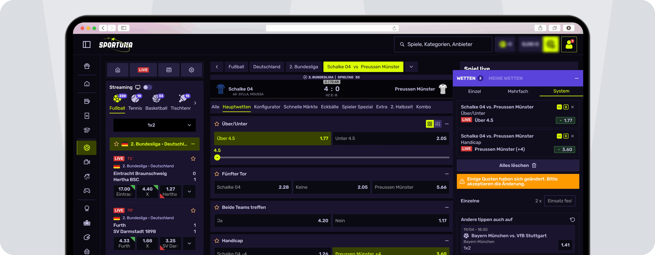 Screenshot Sportuna Optik