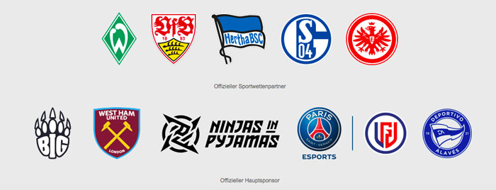 Sponsorings bei betway