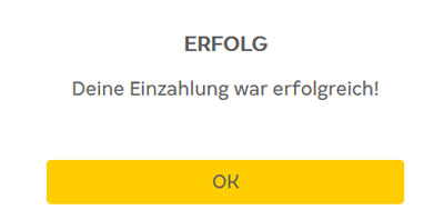 Einzahlung bei X-Tip