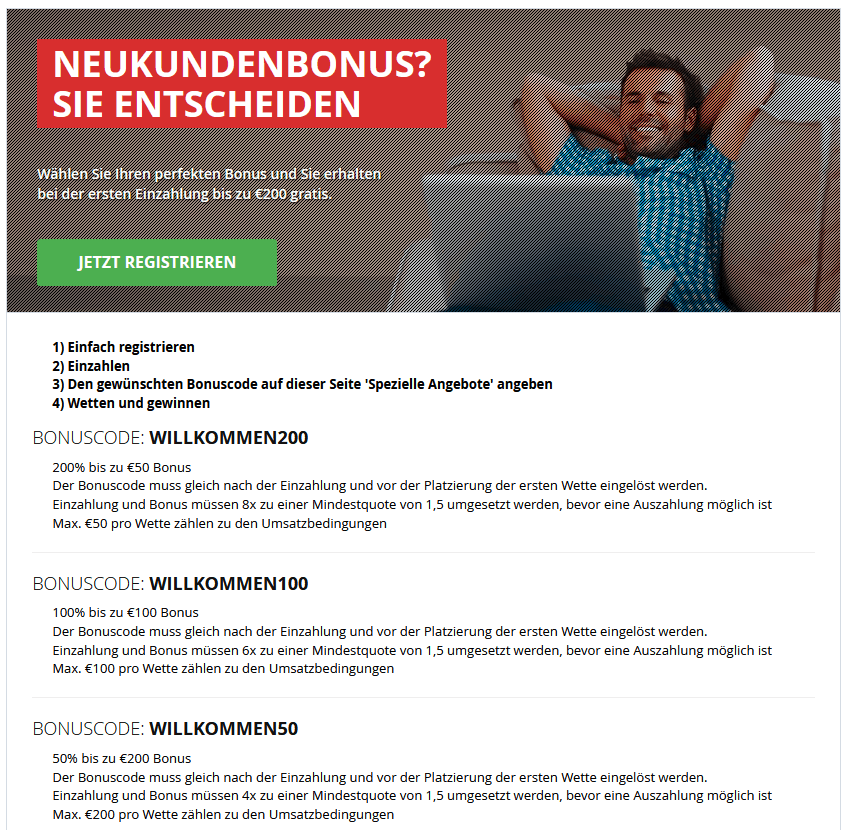 Bonus von Everygame