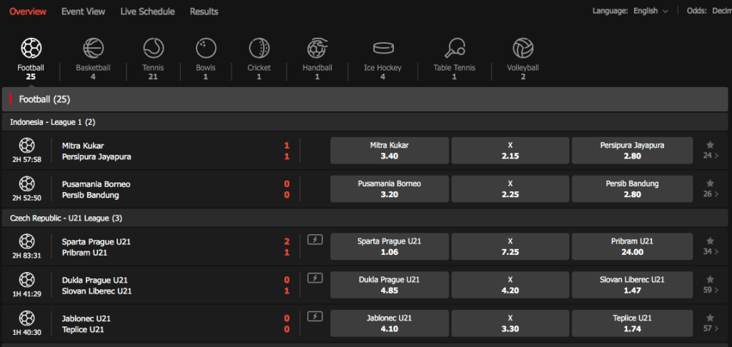 mansionbet live wetten