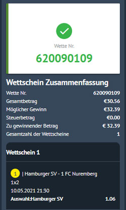 Wette bei Yonibet