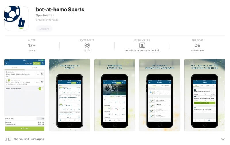 bet-at-home App im App Store