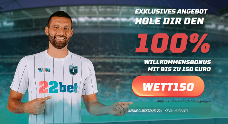 Bonus von 22bet