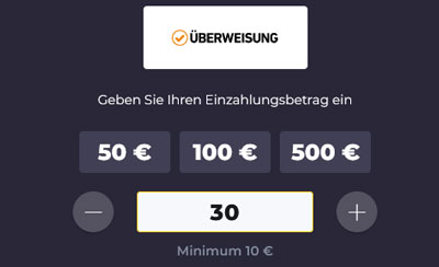 Einzahlung bei Powbet