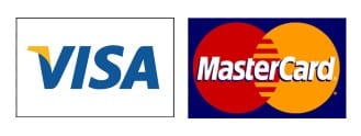 Logo von VISA und Mastercard